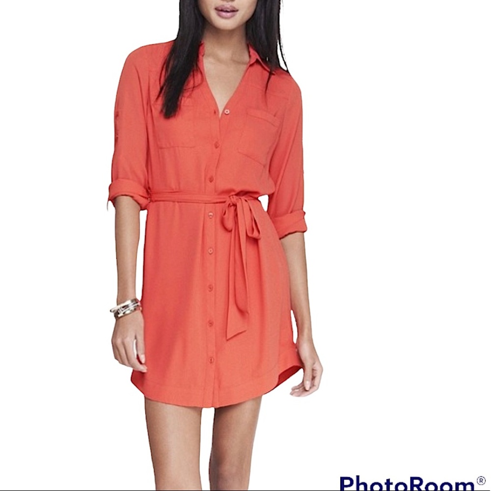 Express Portofino Shirt Dress
